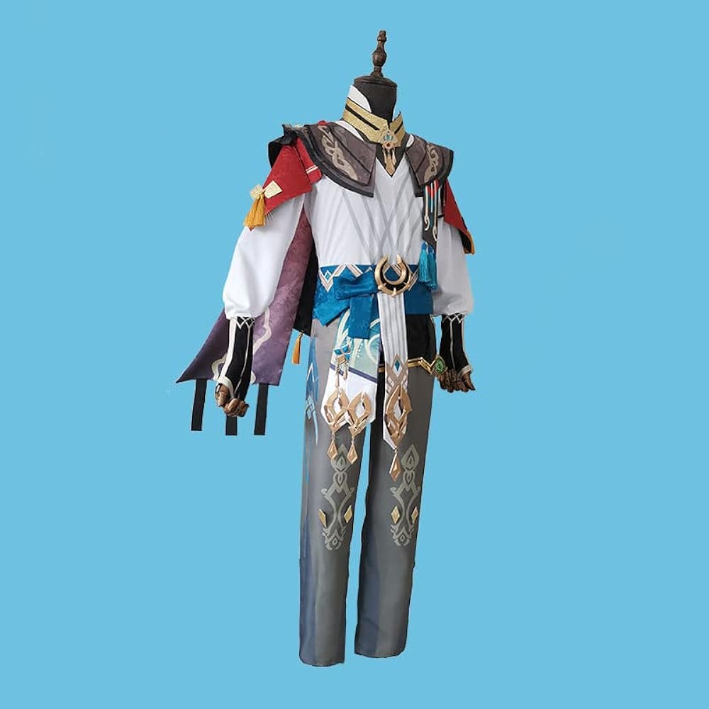 原神 カーヴェ コスプレ衣装　ウィッグ、靴、メラック、小物付き Amazon.co.jp: [QDCFY] 原神 カーヴェ コスプレ衣装 (ウィッグ